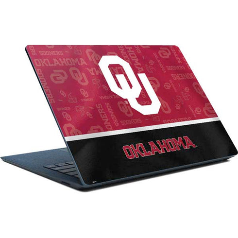 University of Oklahoma Split Jersey Surface Laptop Skin